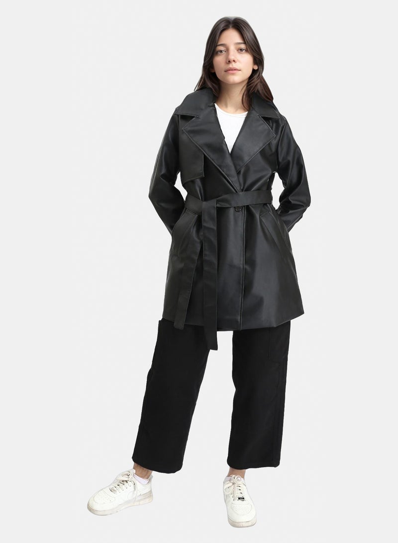 Ravin Women Belted Coat - Image 5